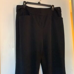 Black dress pants wide leg.